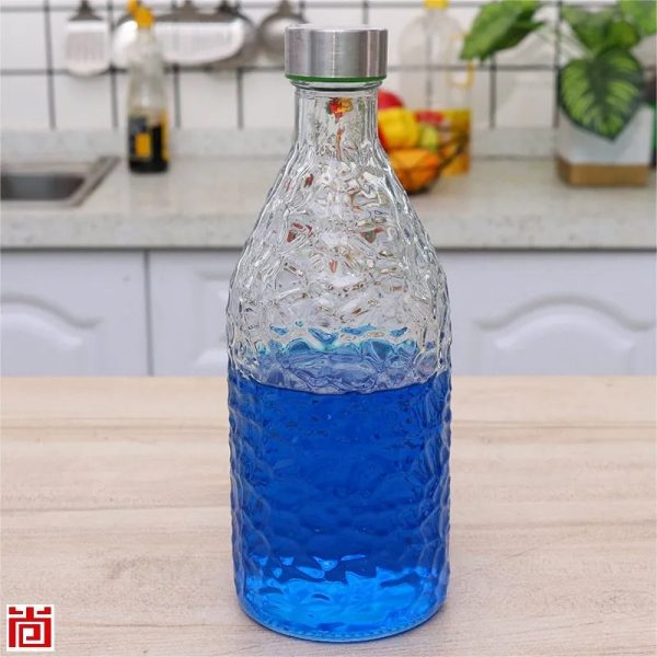 1 Liter Glass Water Bottle - Image 2