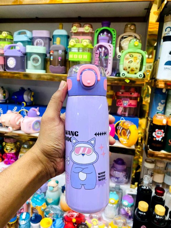 500ml Cartoon Animal Pattern  Water Bottle for Kids - Image 2