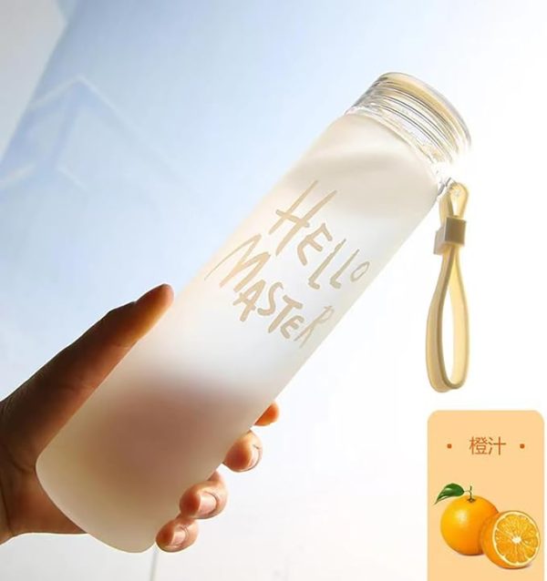 7.5 Inch Glass Water Bottle - 500ml - Image 3