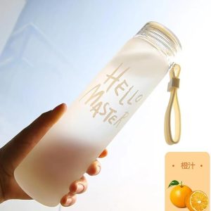 7.5 Inch Glass Water Bottle - 500ml