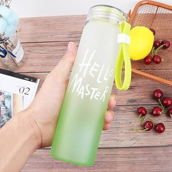 7.5 Inch Glass Water Bottle - Image 2